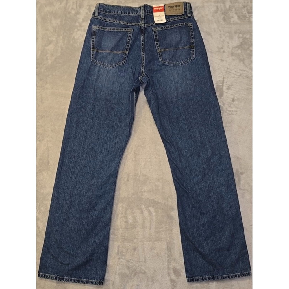 Wrangler Jeans Mens‎ 31x30 Blue Relaxed Straight Authentics 100% Cotton 5 Pocket